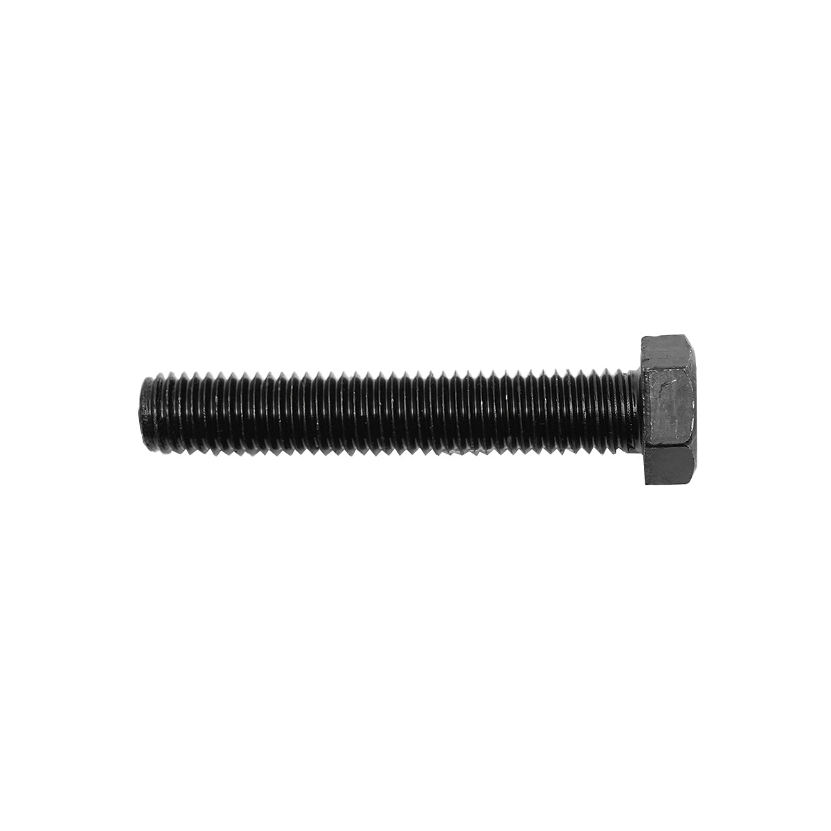 Black screw with hexagonal head DIN 933 M14x80 G10.9 50 pieces/bag